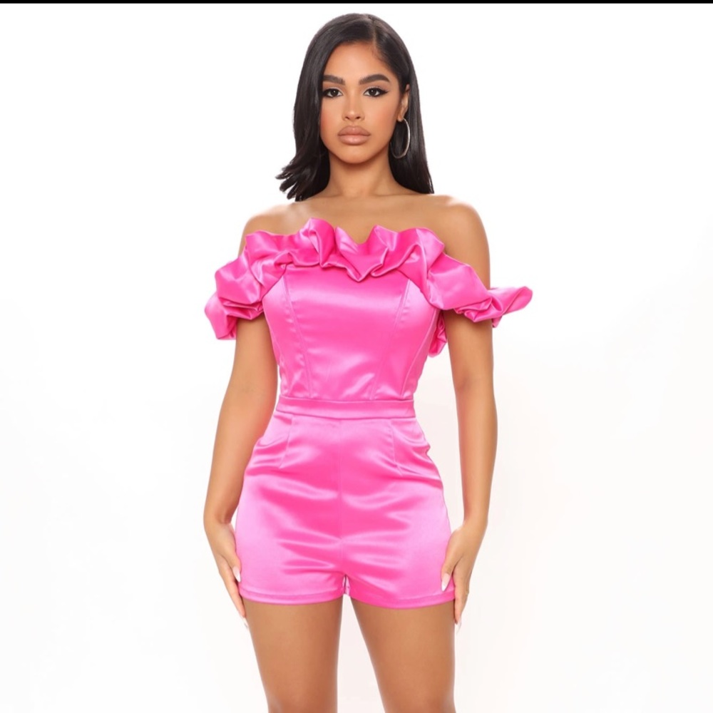 Satin romper